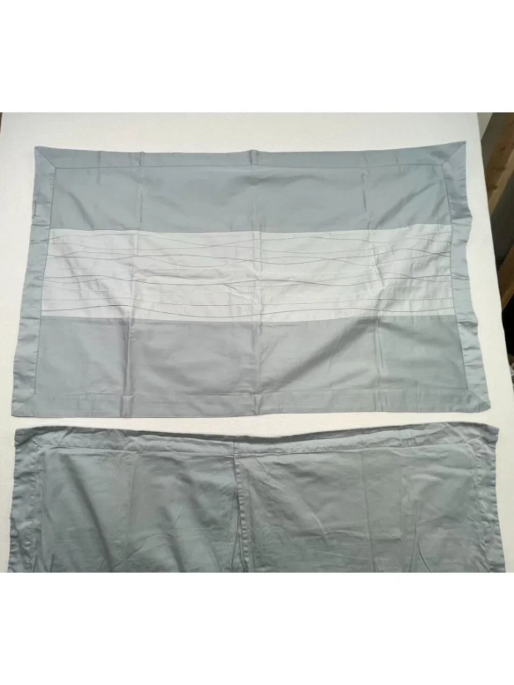 Striped Rectangle Lightweight Pillowcase Bedding Textured Classic Set of 2